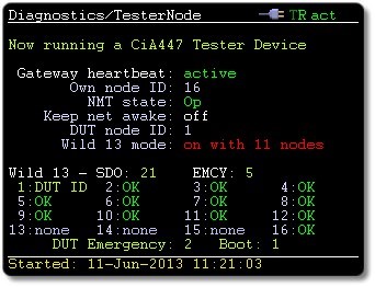 Diag tester mode